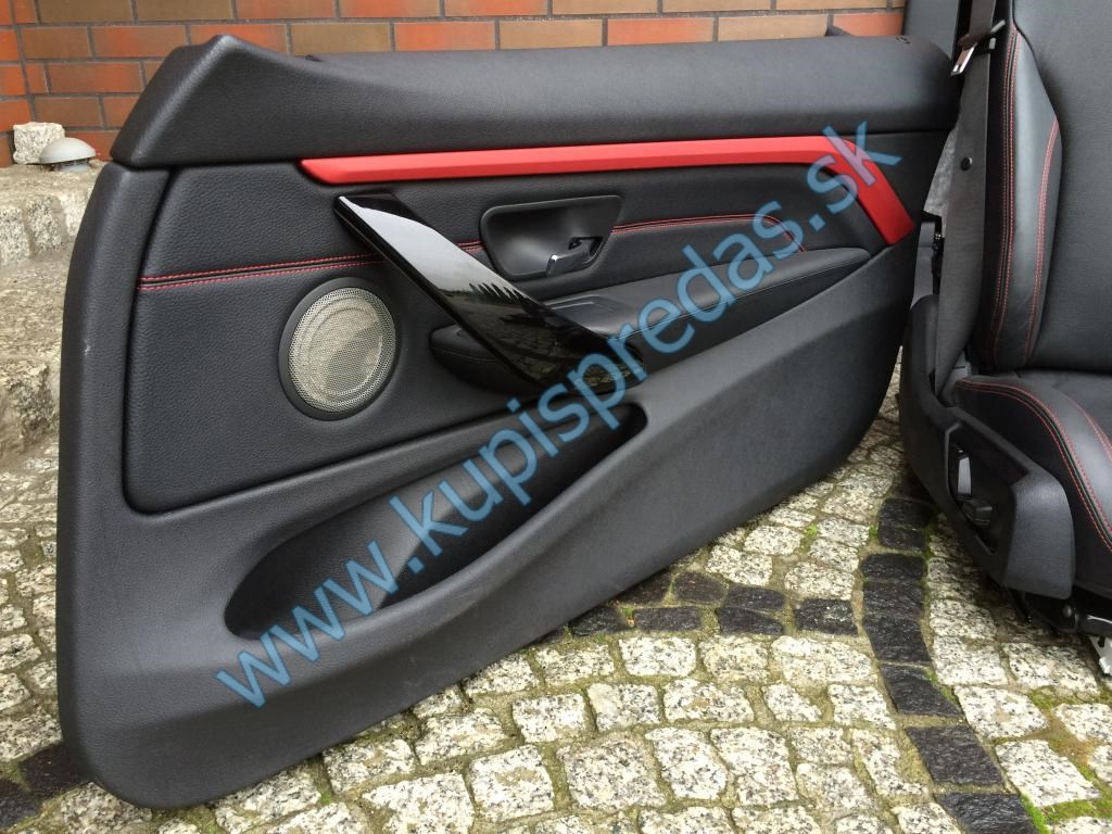 Predné-zadné kožené sedačky + tapacíry BMW 4 F33 CABRIO